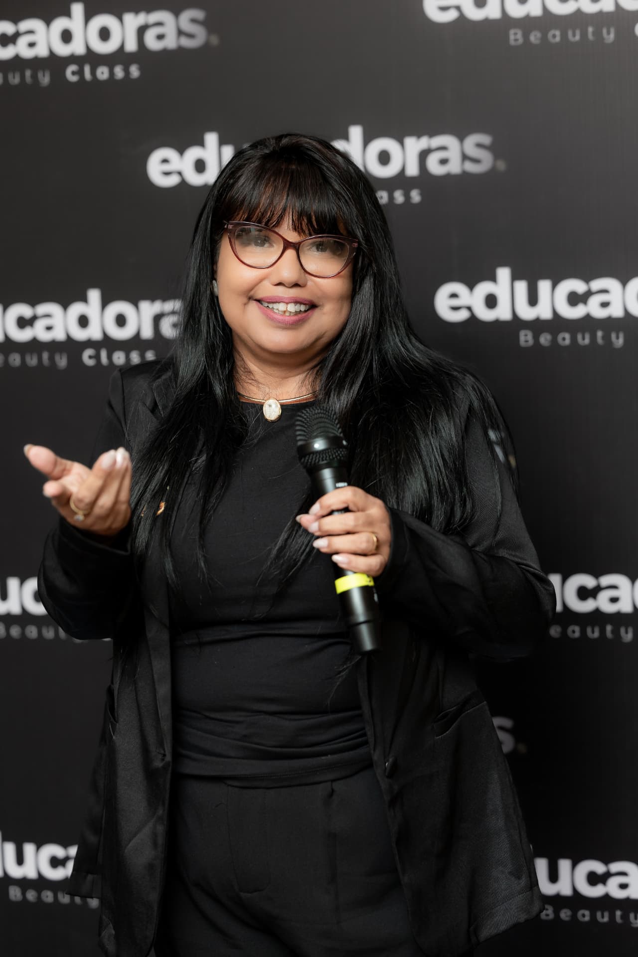 Vânia Lemoah em evento de formação de educadoras